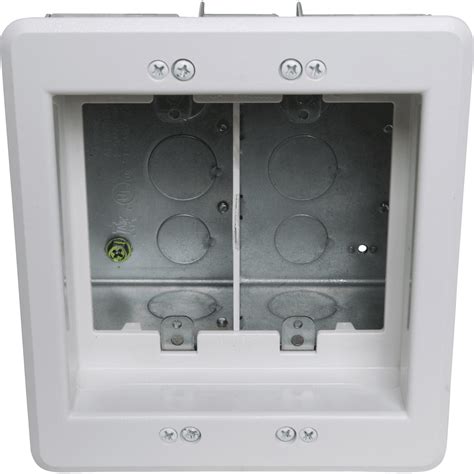 all weather 2 gang in-use cover junction box|arlington 2 gang recessed box.